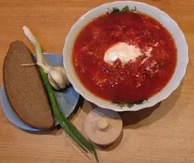 Борщ Борщ гордость славянской кухни Борщ с мозговой костью украшение любой - фото 33
