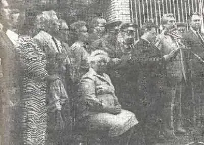 Открытие мемориальной доски на доме где жил Архип Михайлович в 19741984 гг - фото 65