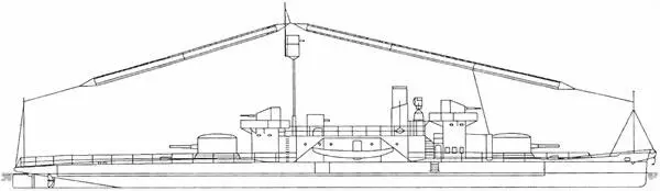 Схема наружного вида монитора Koros 19171918 годы В 19 ч последний из - фото 18