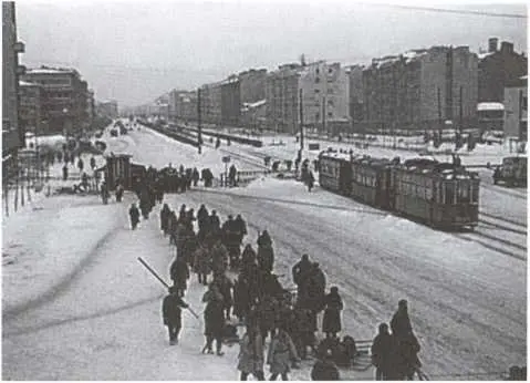 Московский проспект дорога на фронт Зенитные батареи Ленинграда с трудом - фото 59