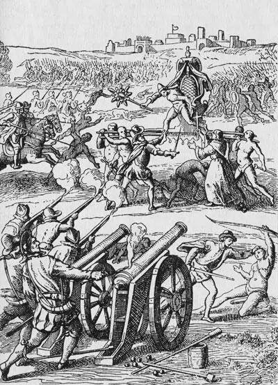 Пленение Атауальпы Гравюра XVI в В легенде была доля истины У племени - фото 33