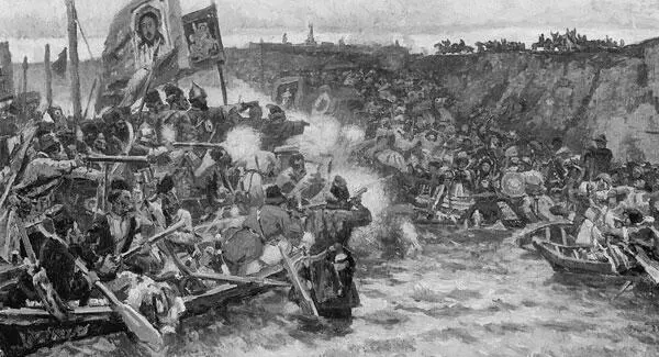 Покорение Сибири Ермаком Художник ВИ Суриков Московское княжество крепло - фото 37