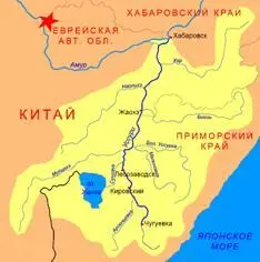 Маленькая застава у впадения в Амур его притока Бурея недалеко от границы - фото 72
