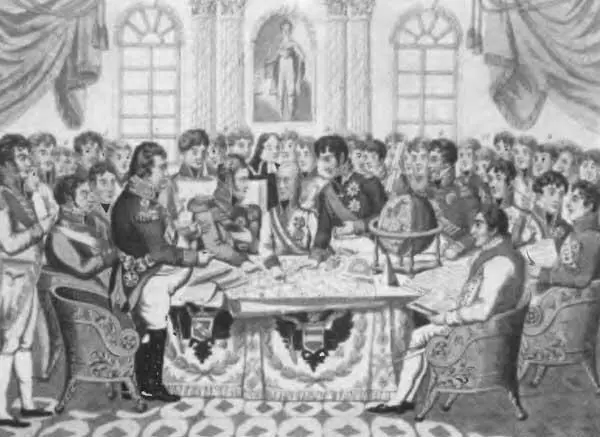 Венский конгресс 1814 год Акварель 1810е гг С И Мальцов - фото 13