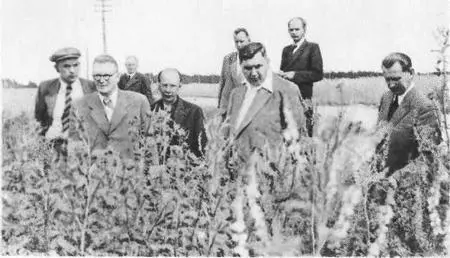 А Т Веймер второй справа в одном из колхозов в 1949 году Теперь на - фото 26