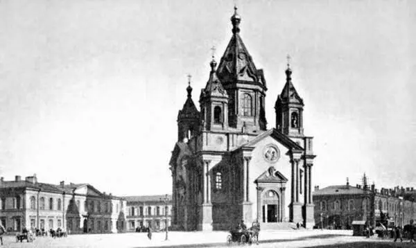 Церковь Благовещения Пресвятой Богородицы Вид с Благовещенской площади 1910 - фото 84