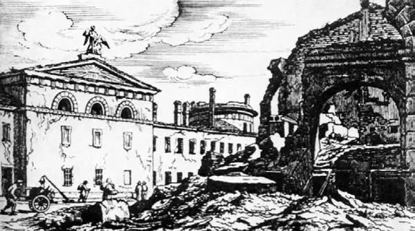 Гравюра П П Шиллинговского Литовский замок и рынок в 1921 г Жилой массив - фото 104