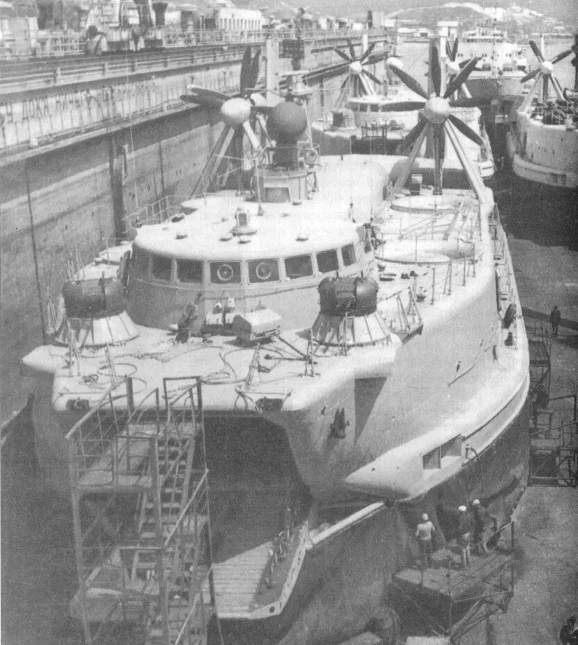 МДК пр 12321 МДК217 в период проведения испытаний РВУ2 19791982 гг - фото 31