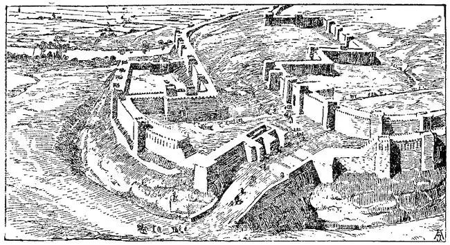 Северозападная часть столицы Ассирии г Ассура реконструкция Иштар 177 - фото 107