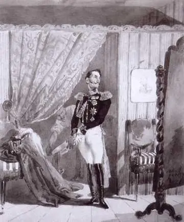 Генерал перед выходом 1853 Акварель белила Мечты о большом искусстве - фото 4