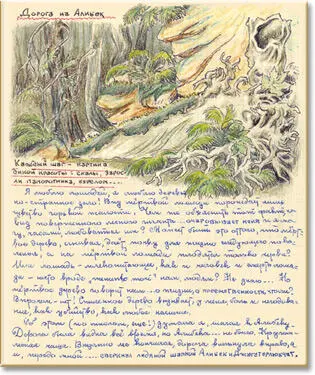 Об этом и о многом другом думала я шагая к Алибеку Дорога была видна все - фото 58