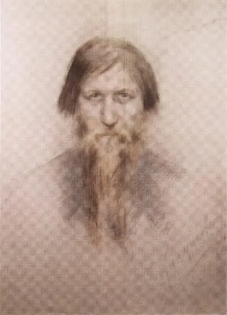 Клокачева Елена Никандровна 1871 после 1941 Портрет Григория Ефимовича - фото 3