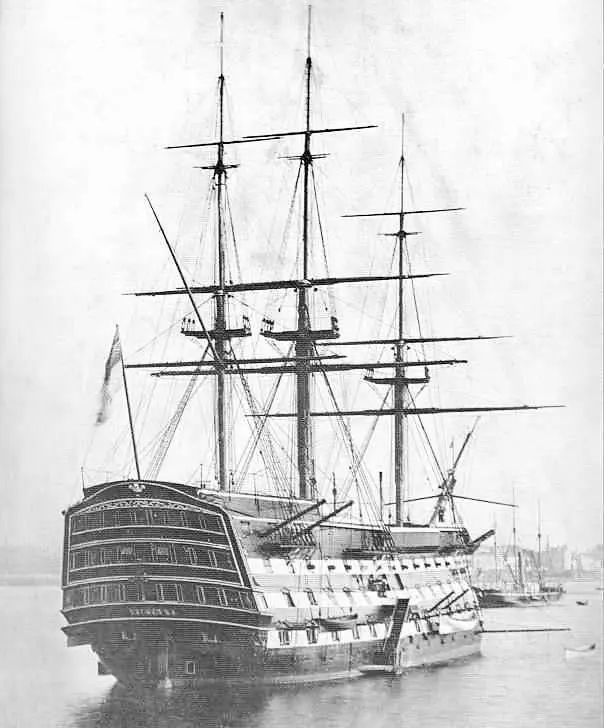 Линейный корабль HMS Victory флагман Нельсона в Портсмуте Шелли - фото 41