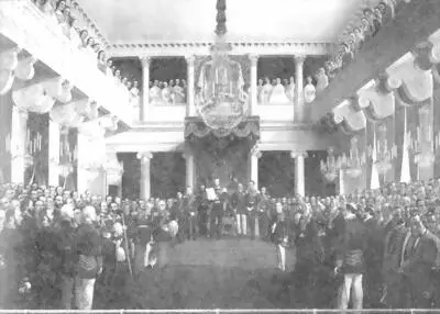 Открытие финского сейма 18 сентября 1863 г Худ РВ Эеман Под балдахином - фото 17