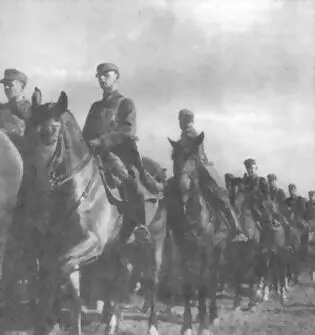 Финская кавалерия на марше Уничтоженная советская танковая колонна Карелия - фото 23