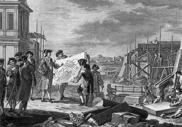 Петр Великий на строительстве Петербурга Неизвестный художник 1830е гг - фото 6