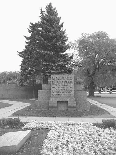 Фрагмент памятника жертвам Февральской революции 1917 г на Марсовом поле - фото 108