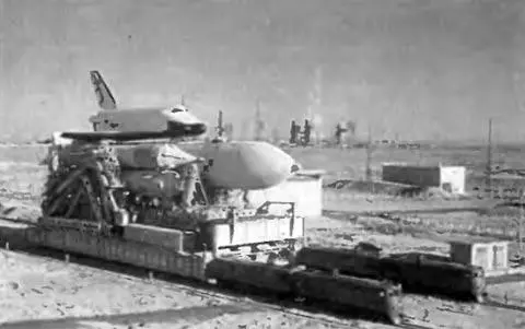 Вывоз системы Энергия Буран на стартовый комплекс 1988 г - фото 30