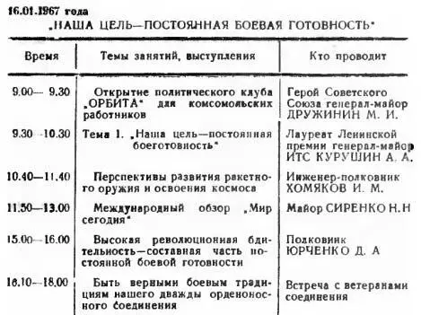 Страницы из плана ежемесячных занятий с комсомольскими работниками полигона - фото 157