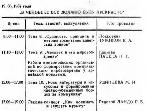 Страницы из плана ежемесячных занятий с комсомольскими работниками полигона - фото 158
