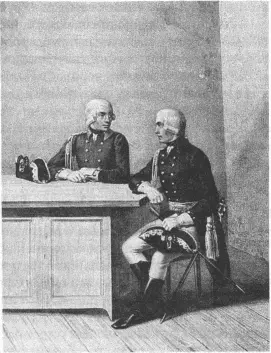 Офицеры егерских полков 17971801 гг Литография Секунданты также должны - фото 84