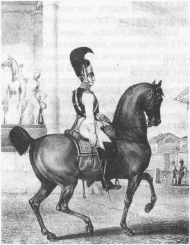 Офицер Конногвардейского полка 1830е гг Литография 385 Существуют две - фото 131