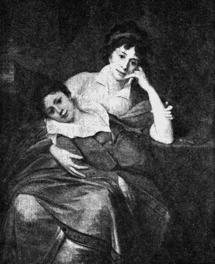 Е Ф Муравьева с сыном Никитой Художник ЖД Монье Начало 1810х годов - фото 2