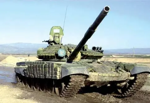 Танк Т72АВ модернизированный в рамках ОКР Отражение1 танк Т72А - фото 261