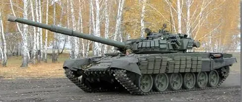 Танк Т72Б оснащенный комплексами навесной динамической защиты Контакт и - фото 263