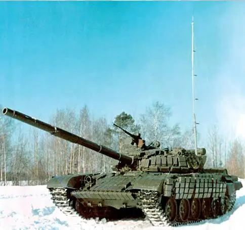 Танк Т72БК командирский вариант танка Т72Б БРЭМ1 бронированная - фото 264