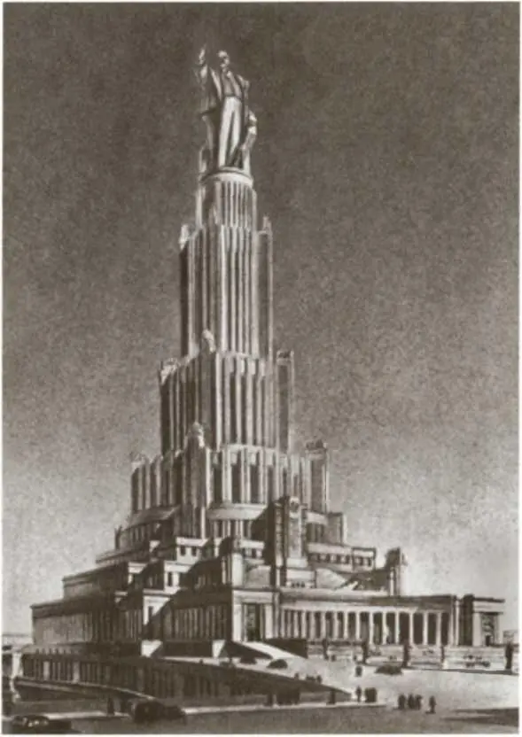 О таком Дворце Советов мечтали Моссовет и статуя Свободы 1920е гг - фото 31