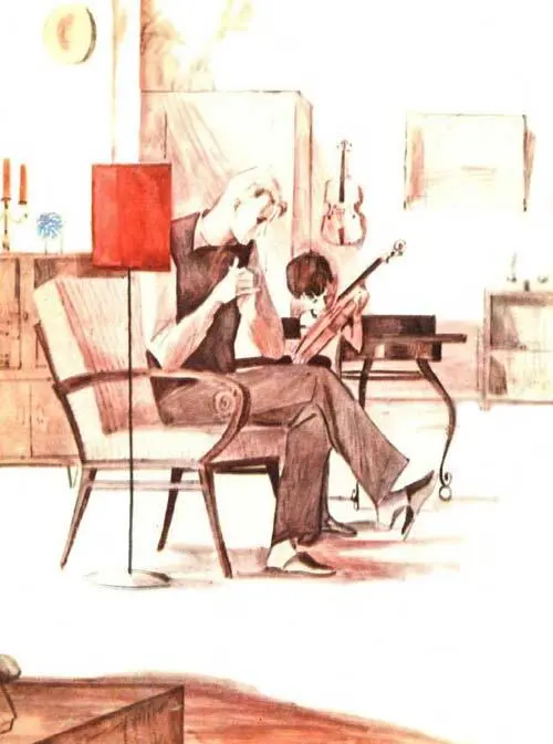 Отец у Димки музыкант Он скрипач и часто выступает на концертах Мама работает - фото 1
