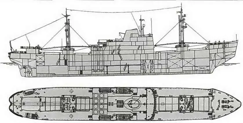 Корабль проекта 909 Корабль проекта 1111 В 1963 году было принято решение - фото 54
