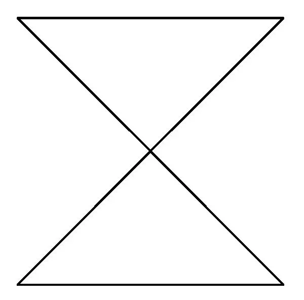 Верхний треугольник это описанная в предыдущей главе перевернутая пирамида - фото 3