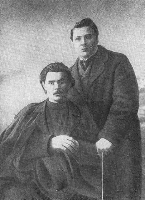 А М Горький и Ф И Шаляпин НижнийНовгород 1901 год А M Горький и А - фото 8