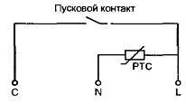 Рис 73 Схема термозамка Как видим вывод N общий таким образом при - фото 72