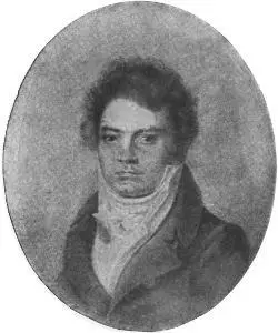 Бетховен Гравюра Гефеля по рисунку Летронна 1814 г Отличительным - фото 32