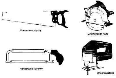 Рис 314 Ножовки по дереву и металлу Электрическая пила со станком как - фото 107
