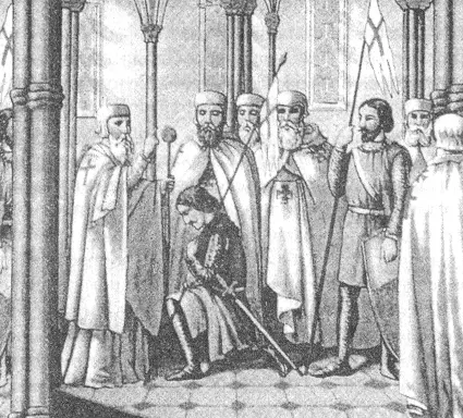 Посвящение в тамплиеры Многие средневековые предания и рукописи рассказывают - фото 4