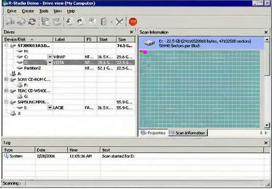 Рис 77 RStudio осуществляет поиск уцелевших файловых записей В процессе - фото 55