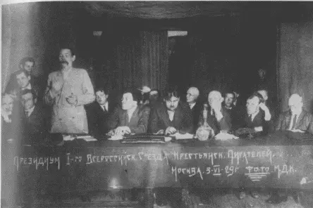 Президиум I Всероссийского съезда крестьянских писателей1929 Выступает А М - фото 50