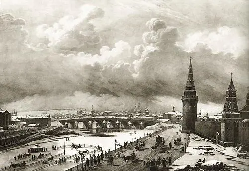 Зимние бега близ Каменного моста Лит Энгельмана нач XIX в А Ростопчину не - фото 35