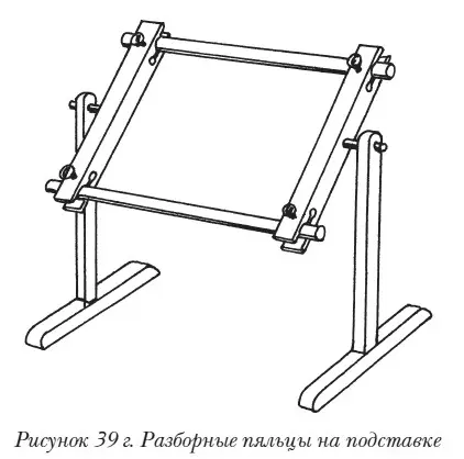 Разборная рамка для вышивания удобна при выполнении больших изделий при - фото 47