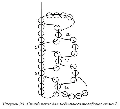 Взять леску длиной в 2 длины мобильного телефона и нанизать на нее бисер - фото 61