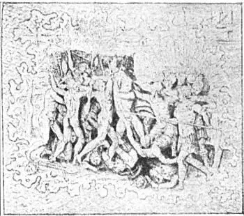 Смерть Магеллана Гравюра 1575 года Его израненные соратники видя что - фото 45