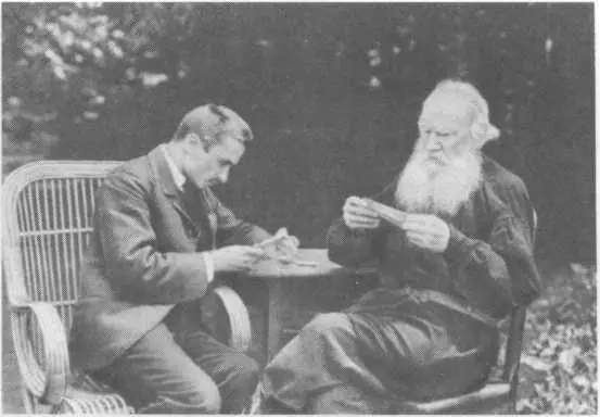 Л Н Толстой и В Ф Булгаков Кочеты Тульской губернии 1910 г Фото Т А - фото 13