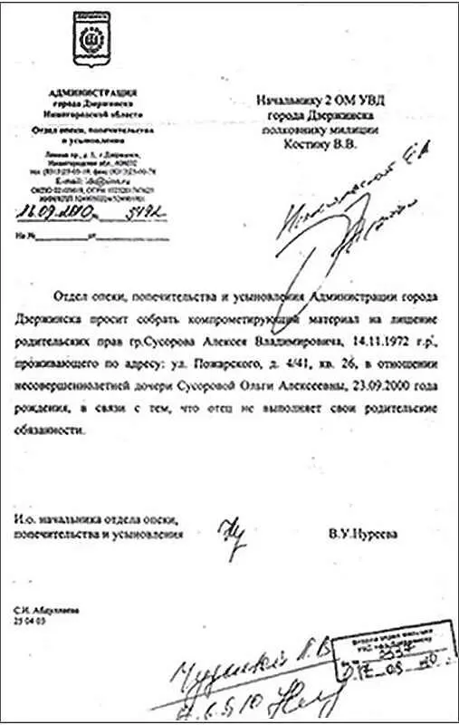 Письмо 3492 от 16092010 ио начальника опеки г Дзержинска Убедительным - фото 5