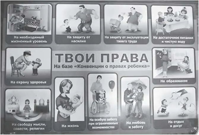 Плакат Твои права В учреждения образования также направляются плакаты для детей - фото 6
