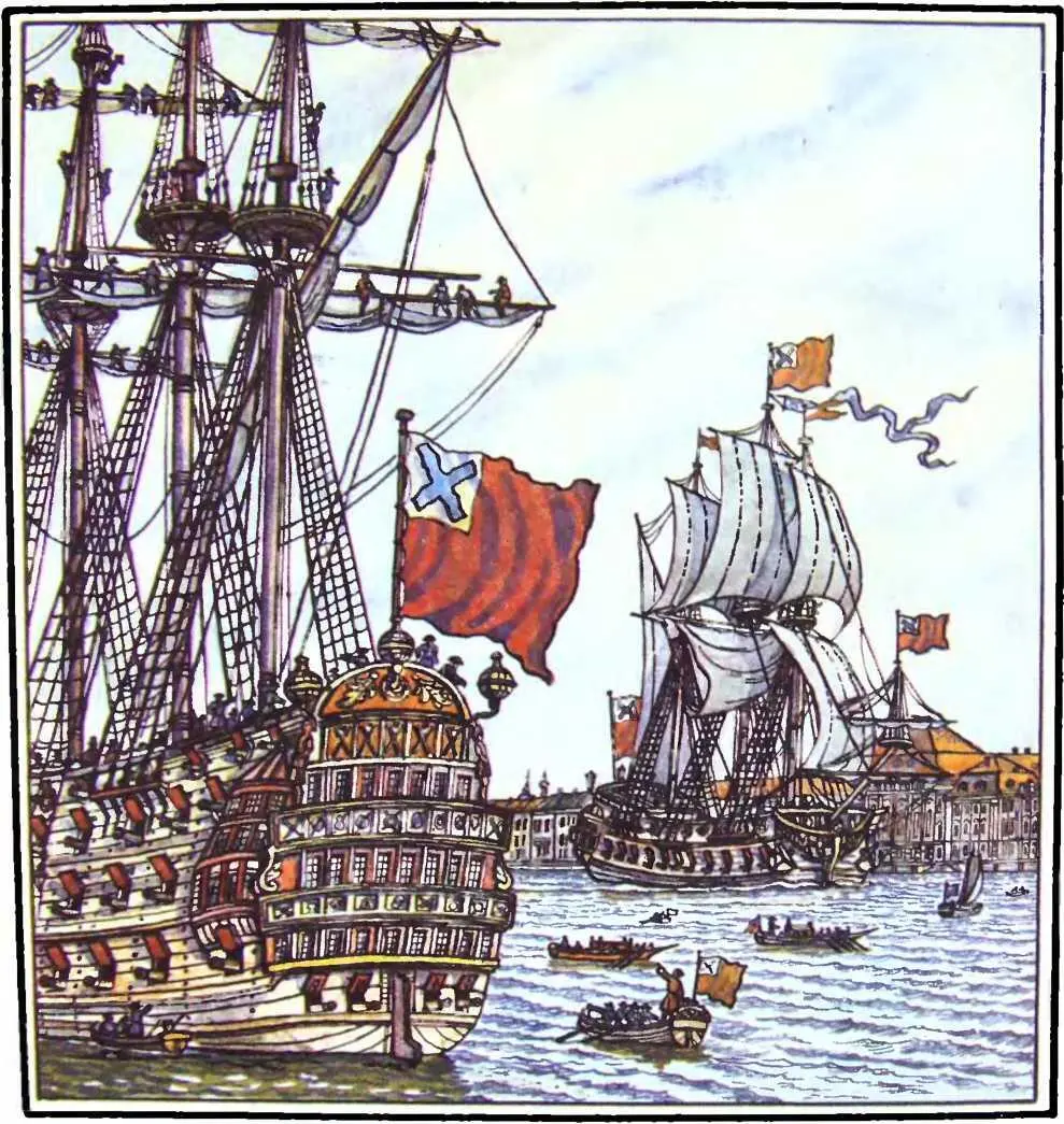 1714 году подошла весна к Петербургу ранняя звонкая торопливая На деревьях - фото 12