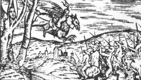 Оборотни в сражении Из книги Олауса Магнуса Хисториа де гентибус - фото 53